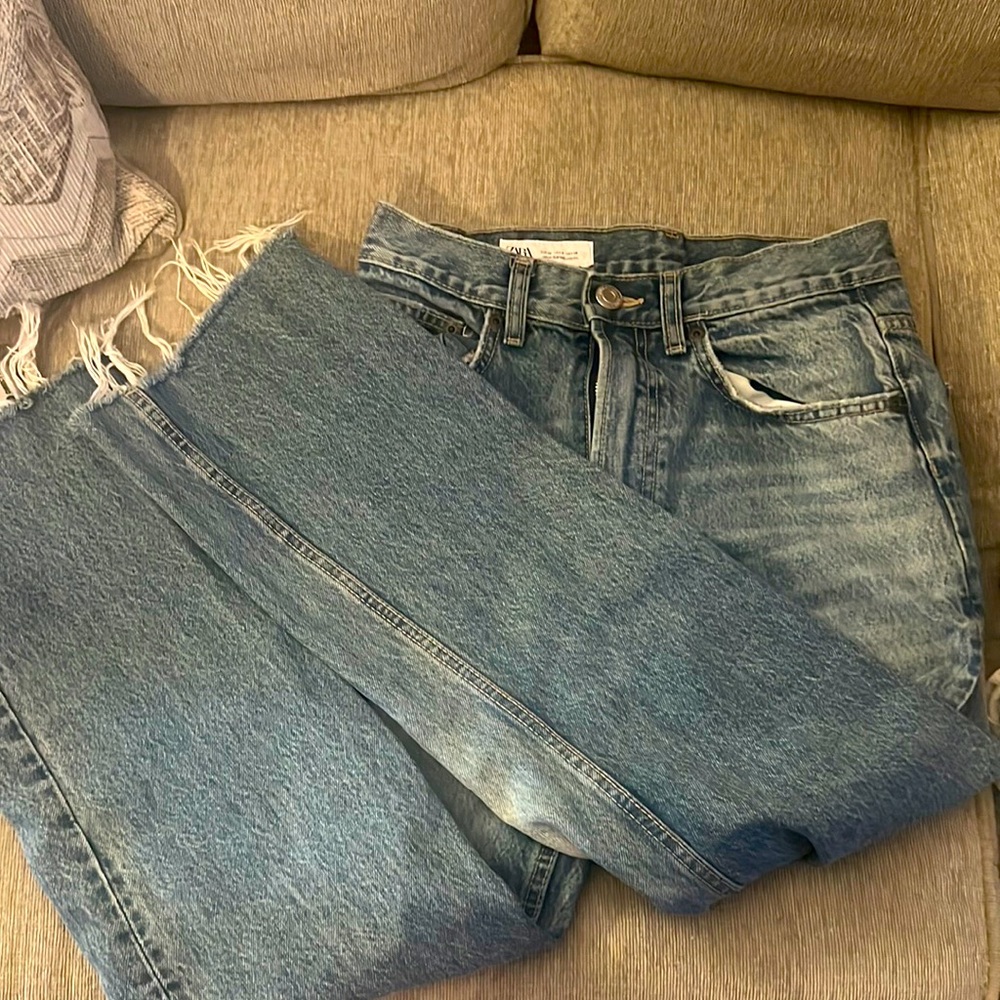 Mom jeans blue, go fit and great condition
